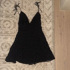 Reformation polka dot mini dress sz 6